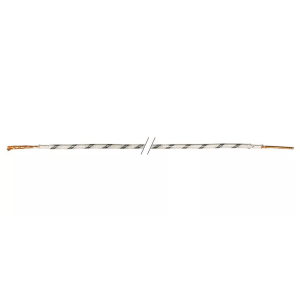 Horeca Parts - Przewód miedziany niklowany w izolacji silikonowej z włóknem szklanym, przekrój 1,5 mm², długość 10 m, kolor czarny, zakres temperatur -60 do +400°C (sprzedaż dotyczy 10-metrowego odcinka)