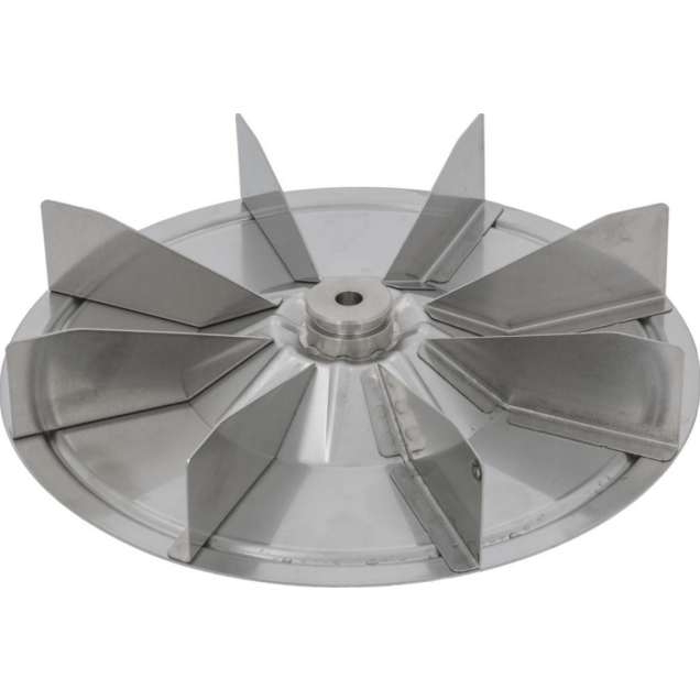 Horeca Parts - Koło wentylatora H1 43 mm H2 23 mm D1 ø 240 mm D2 ø 9 mm D3 ø 11 mm 8 łopatek - Piec konwekcyjno-parowy elektryczny Inoxtrend (5051995)