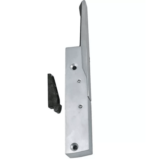Horeca Parts - Uchwyt zatrzaskowy 150 mm, rozstaw 110 mm, matowy chrom, typ R-L, bez zamka, do urządzeń chłodniczych, komplet z zaczepem do drzwi - Electrolux