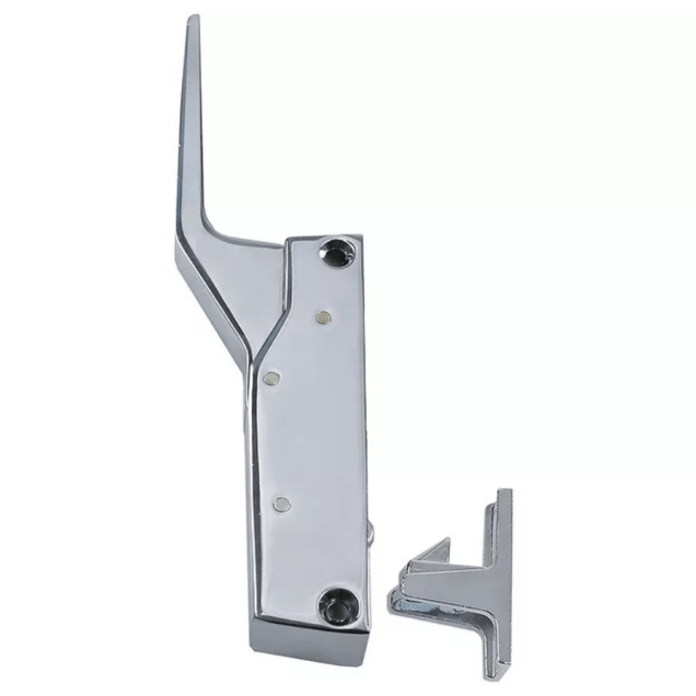 Horeca Parts - Uchwyt zatrzaskowy L 150 mm, rozstaw montażowy 133 mm, bez blokady, do urządzeń grzewczych G 791, z zatrzaskiem do drzwi