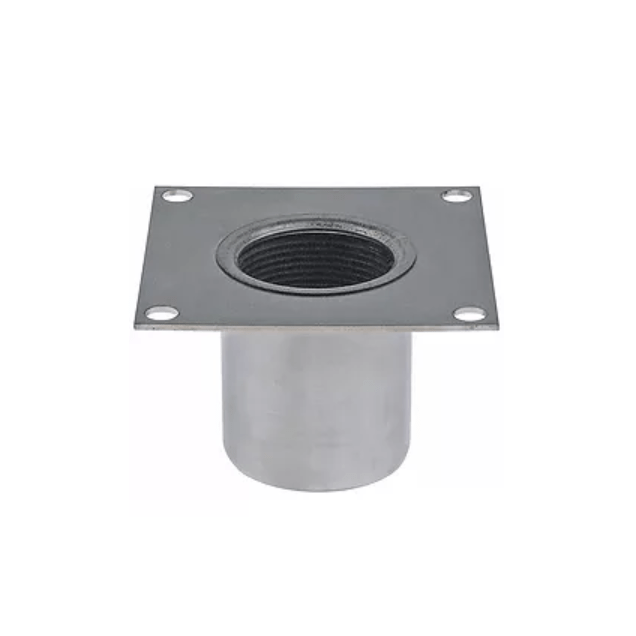 Horeca Parts - Nóżka, rurka ø 57 mm, stal nierdzewna, rozstaw otworów 85x85 mm, wysokość 65 mm, rozmiar 2 1/4"
