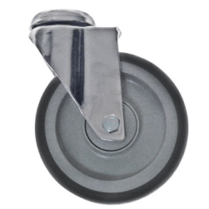 Horeca Parts - Obrotowe koło podporowe, H 132 mm, otwór śruby ø 12 mm, ø 100 mm, szerokość koła 30 mm - Stół neutralny Zanussi (5109871)