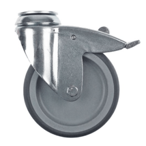 Horeca Parts - Obrotowe koło podporowe, H 160 mm, z obrotowym hamulcem, otwór śruby ø 11 mm, temperatura -20 do +60 °C, ø 125 mm - Abner, Franke (5113542)