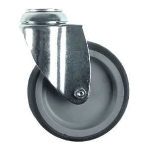 Horeca Parts - Kółko obrotowe z otworem pod śrubę, wys. 157 mm, otwór ø 11 mm, zakres temperatur od -20 do +60°C, koło ø 125 mm, szer. 32 mm (5113546)