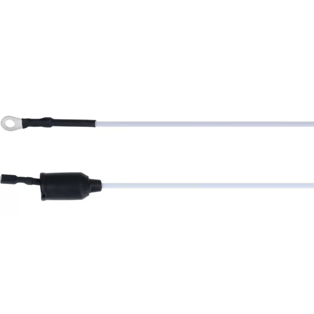 Horeca Parts - Złącze przewodu zapłonowego F6,3mm / końcówka M4 długość przewodu 1000mm - Patelnia pochylna Mkn (5168376)