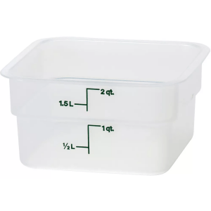 Horeca Parts - Pojemnik przezroczysty gł. 100mm dł. 185mm szer. 185mm poj, 1,9l (5242848)