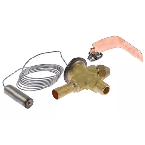 Horeca Parts - Zawór rozprężny termostatyczny TN2 068Z3384–068Z3264, 3/8" SAE – 12 mm ODS, R134a, wyrównanie wewnętrzne, zakres temperatur -40 do +10°C - Danfoss