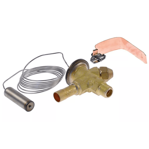 Horeca Parts - Zawór rozprężny termostatyczny TN2 068Z3384–068Z3264, 3/8" SAE – 12 mm ODS, R134a, wyrównanie wewnętrzne, zakres temperatur -40 do +10°C - Danfoss