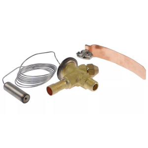 Horeca Parts - Zawór rozprężny termostatyczny TS2 068Z3435–068Z3482, 3/8" SAE – 12 mm ODS, R404A / R507, wyrównanie wewnętrzne, zakres temperatur -40 do +10°C - Danfoss