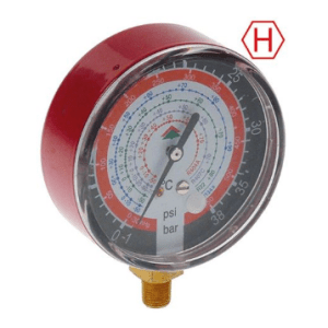 Horeca Parts - Manometr ø 80 mm, R22/R134a/R410a/R407c, HIGH, 1/8" NPT (5142512)