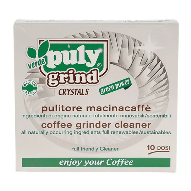 Horeca Parts - Granulat czyszczący Puly Grind Crystals do młynków do kawy, 10 × 15 g (150 g) - Puly Caff