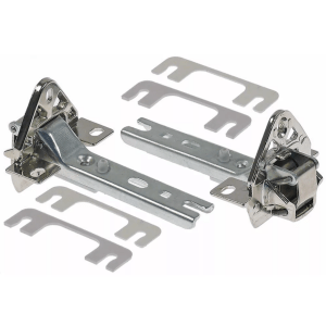 Horeca Parts - Zestaw montażowy zawiasów drzwiowych 46mm do lodówki 00268698 ilość 2 szt. - Domowa lodówka De Dietrich (D053073)