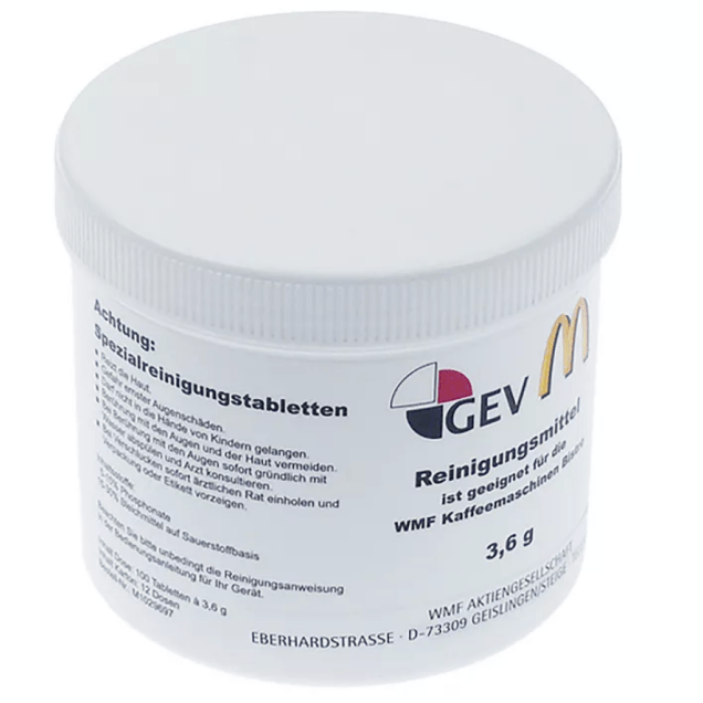 Horeca Parts - Detergent w tabletkach do ekspresów do kawy WMF, 100 tabletek po 3,6 g (360 g), waga 0,430 kg