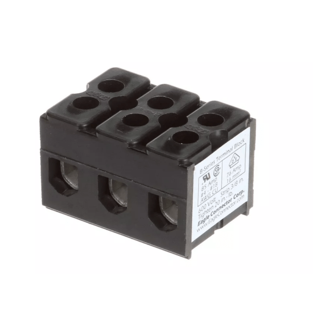 Horeca Parts - Listwa zaciskowa 3-polowa, 85 A, 600 V, waga 0,073 kg - Alto-Shaam