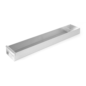 Horeca Parts - Blacha cukiernicza aluminiowa zamykana, 580 x 100 x (H) 50 mm, Hendi