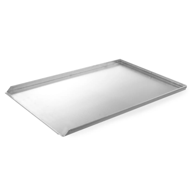 Horeca Parts - Blacha wypiekowa z 3 rantami, 600 x 400 x (H) 20 mm, Hendi