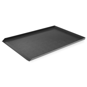 Horeca Parts - Blacha wypiekowa z 3 rantami, 600 x 400 mm, Hendi