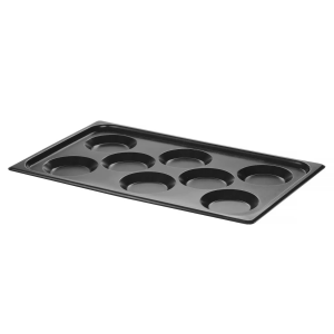 Horeca Parts - Blacha do jajek sadzonych z powłoką nieprzywierającą Convectomat EggPlate GN 1/1, czarna, 530 x 325 x (H) 26 mm, Hendi