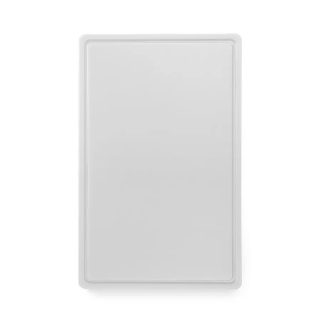 Horeca Parts - Deska do krojenia HACCP GN 1/1, biała, 530 x 325 mm, Hendi