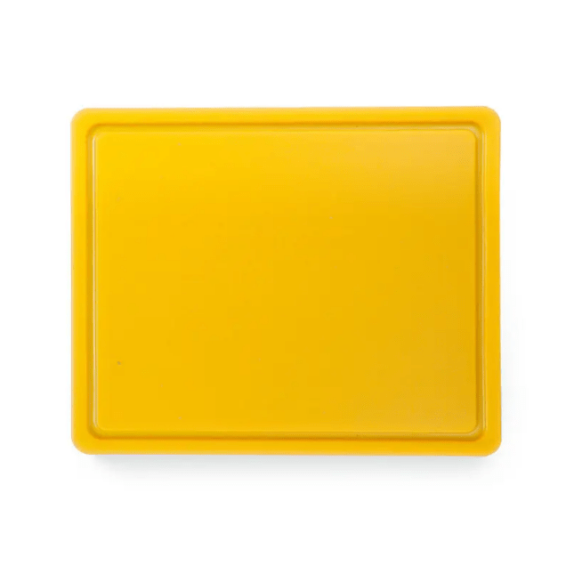 Horeca Parts - Deska do krojenia HACCP GN 1/2, żółty, 325x265mm, Hendi