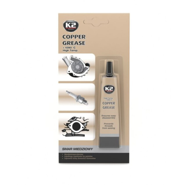 Horeca Parts - K2 Smar miedziowy, przeciw zapiekaniu się gwintów COPPER GREASE 20G