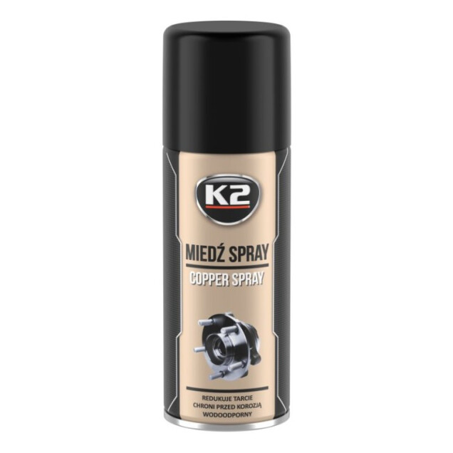 Horeca Parts - K2 Smar miedziowy wysokotemperaturowy, szybkoschnący MIEDŹ SPRAY 400ML