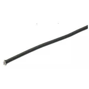 Horeca Parts - Przewód miedziany niklowany w izolacji silikonowej z włóknem szklanym, przekrój 2,5 mm², długość 10 m, kolor czarny, zakres temperatur -60 do +400°C (sprzedaż dotyczy 10-metrowego odcinka)