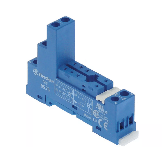 Horeca Parts - Gniazdo przekaźnika 2-biegunowe 40.51/40.52/40.61 zacisk śrubowy wymiary 15.8x78.6mm 250V - Finder