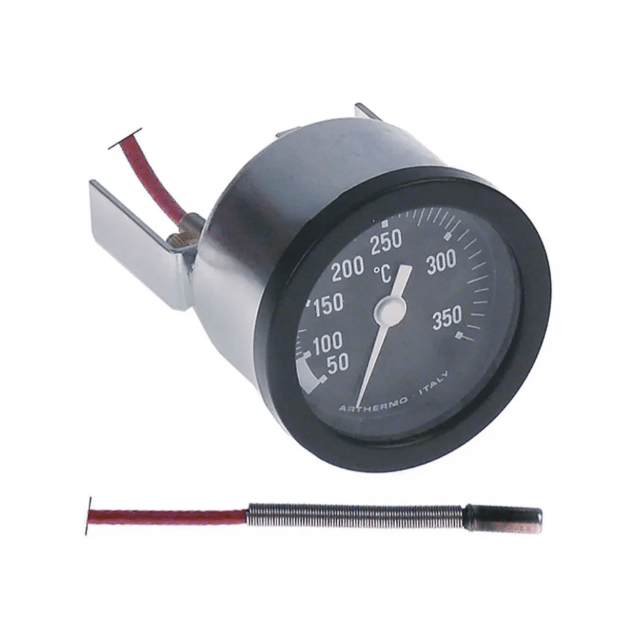 Horeca Parts - Termometr śr. mocowania 52mm temp. max 350°C od 50 do 350°C śr. czujki 6mm dł. czujki 17mm - Piec konwekcyjno-parowy elektryczny Zanussi (541582)