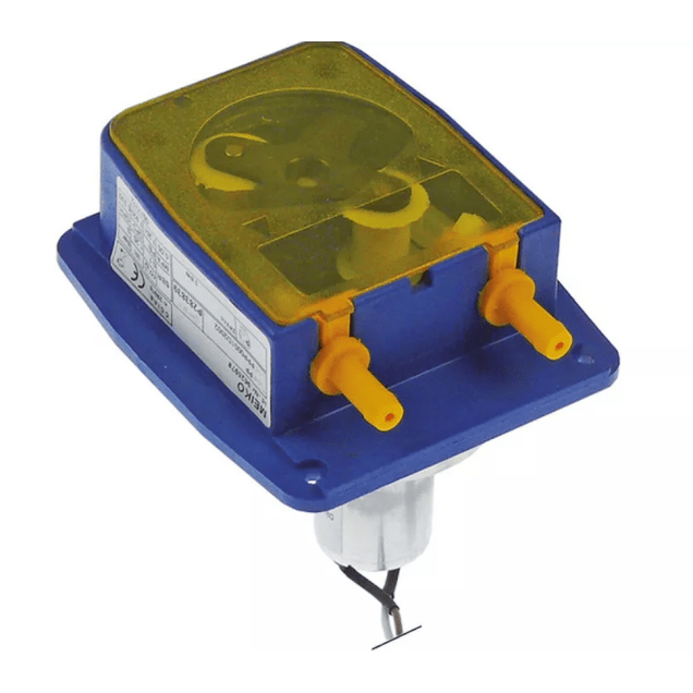 Horeca Parts - Pompa dozująca bez sterowania do nabłyszczacza 1,25 l/h, 24V DC, wąż Ø 6 mm typ A, typ PP, 3,5W - Meiko