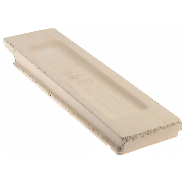 Horeca Parts - Płyta szamotowa, dł. 385 mm, szer. 100 mm, prosta - Rożen gazowy CB S.R.L. (850098) UWAGA WYSYŁKA PALETOWA (200 ZŁ NETTO!)