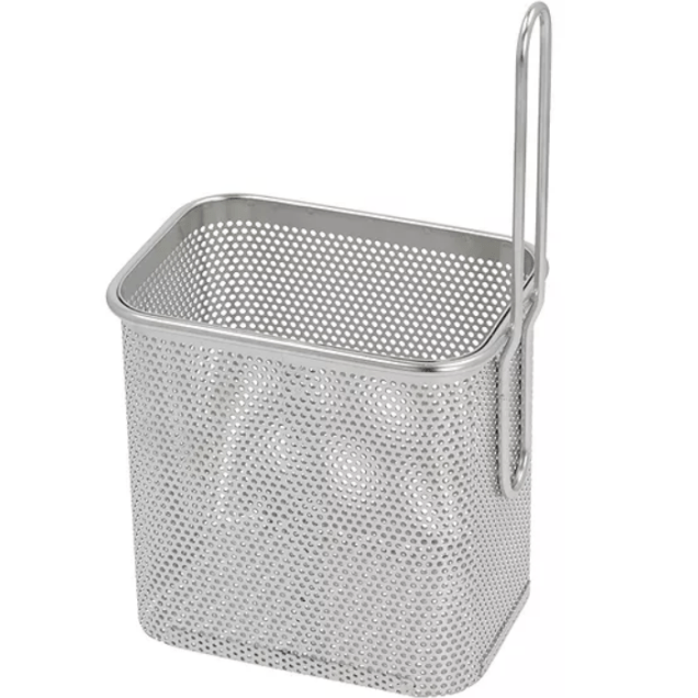 Horeca Parts - Kosz na makaron l1 140mm w1 100mm h1 140mm h3 253mm stal nierdzewna - Lotus