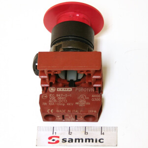 Horeca Parts - Przycisk (Stop) - Miesiarka Sammic DM(E)-20, DM(E)-33, DME-40, DME-50, SM-75