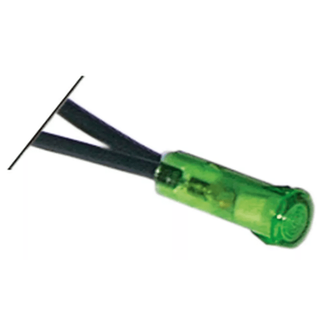 Horeca Parts - Lampka sygnalizacyjna zielona Ø 6 mm 230 V, długość przewodu 400 mm, waga 0,010 kg - Zmywarka Silanos