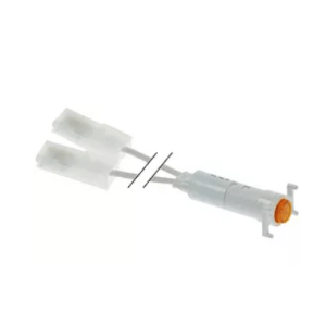 Horeca Parts - Lampka kontrolna Ø8,5 mm żółta 250 V, przyłącze złącze męskie Faston 6,3 mm - Zmywarka Silanos (903686)