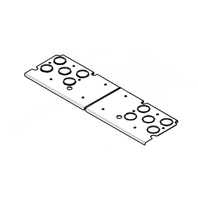 Horeca Parts - Element osłony lewy dolny - Piece konwekcyjne Tecnoeka MKF1016GS, MKF1021GTS, MKF1064GBM, MKF1064GS, MKF664GTS, MKF711GS