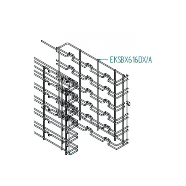 Horeca Parts - Prowadnica prawa na blachy 600x400 - Piec Hendi 225066, Tecnoeka EKF664GTC