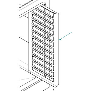 Horeca Parts - Prowadnica  - Piece konwekcyjne GGM, Tecnoeka MKF1111TS/055, KDMTE511, KDMTE1111N, KDTE1111N