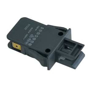 Horeca Parts - Mikroprzełącznik z trzpieniem 400V 16A 2NO podł. męskie 6,3mm czarny - Frytownica elektryczna Tecnoinox