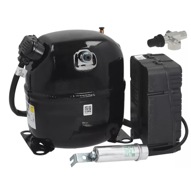 Horeca Parts - Sprężarka/Kompresor Tecumseh z zaworem AJ4480P/R gaz R404A pojemność 15.2cm³ 220–240V 50Hz moc 5/8 HP HMBP