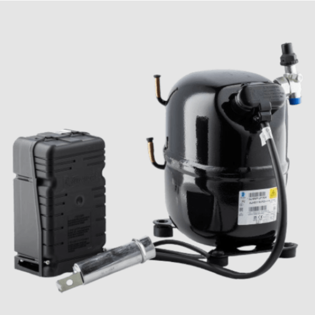 Horeca Parts - Sprężarka/Kompresor Tecumseh AJ4511N-FZ gaz R134 pojemność 32.7cm³ 220 - 240V 50Hz moc 1HP