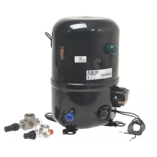 Horeca Parts - Sprężarka/Kompresor Tecumseh z zaworem FH4538Z-XG1A gaz R404A pojemność 74.25cm³ 400V 50Hz moc 3 HP HMBP