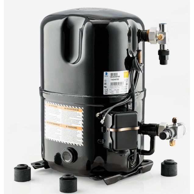 Horeca Parts - Sprężarka/Kompresor Tecumseh TAG4573Z/S gaz R404A pojemność 134.80cm³ 400V 50Hz moc 6.5 HP HMBP