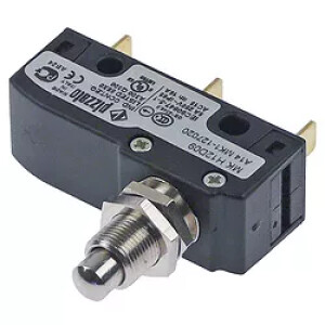 Horeca Parts - Mikroprzełącznik z trzpieniem 250V 5A 1CO M10 podł. męskie 6,3mm dł.1 49mm dł.2 13mm - Piece Stalgast, Unox
