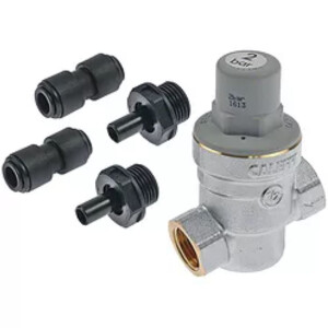 Horeca Parts - Zawór redukcyjny ciśnienia gazu Caleffi 5330 podł. 1/2" 1-6bar chromowany mosiądz - Piece Unox, Stalgast