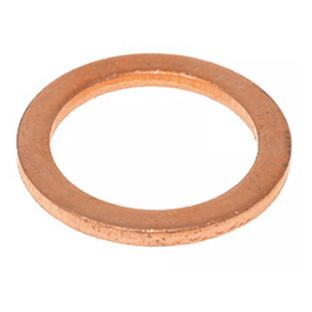 Horeca Parts - Miedziana uszczelka o grubości 1/8 cala, wymiary 13 x 10,2 x 1,5 mm