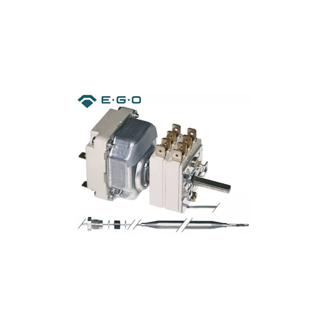 Horeca Parts - Termostat regulacyjny 3-fazowy 100-180 °C 6x133mm dł. kapilary 1780mm