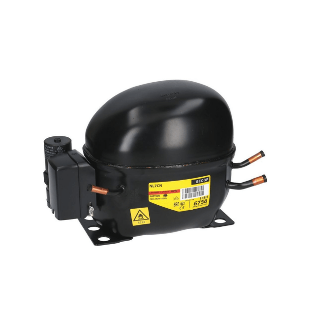 Horeca Parts - Sprężarka/Kompresor Secop NL7CN gaz R290 pojemność 7.27cm³ 220-240V 50Hz moc 1/3HP