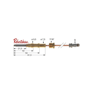 Horeca Parts - Termopara asa 11/32 dł. 915mm podłączenie do palnika 7/16"