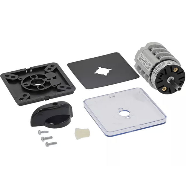 Horeca Parts - Przełącznik obrotowy krzywkowy 3 pozycyjny 1-0-2 6-biegunowy typ CA160007 400V 16A 5x5mm
